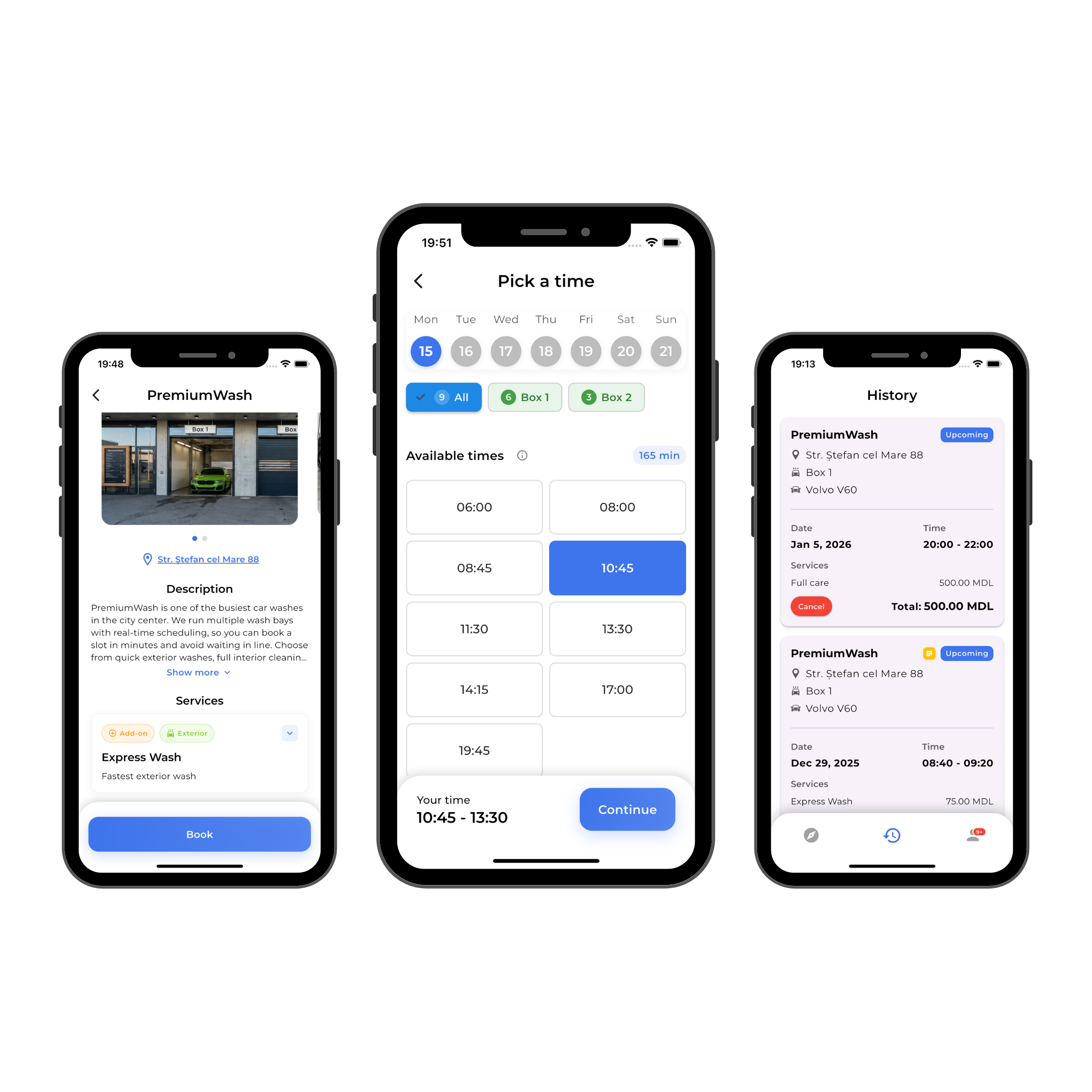 Wash Map App Screenshots
